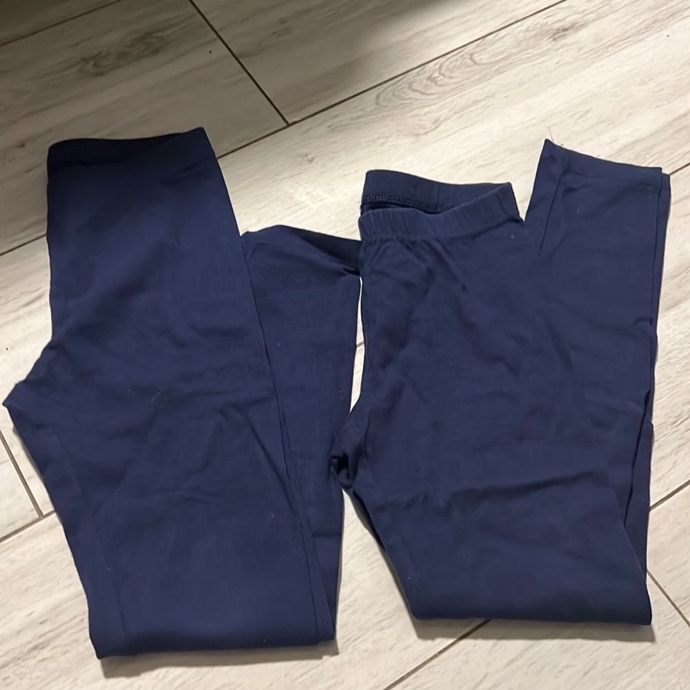 blue leggins